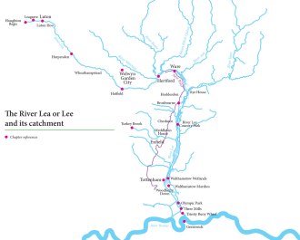 The-River-Lea-or-Lee-and-its-catchment